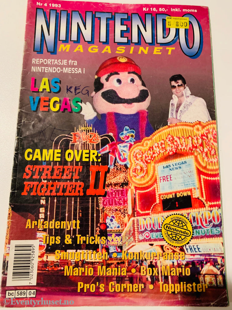 Nintendo Magasinet. 1993/04. Slitt. Tegneserieblad