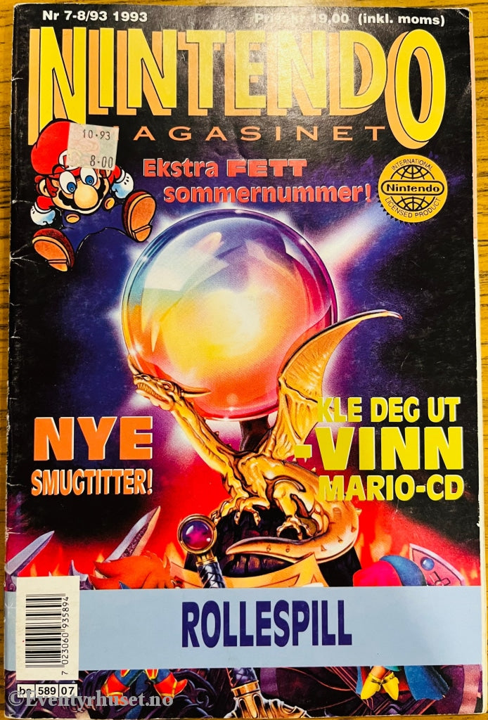 Nintendo Magasinet. 1993/07-08. Tegneserieblad
