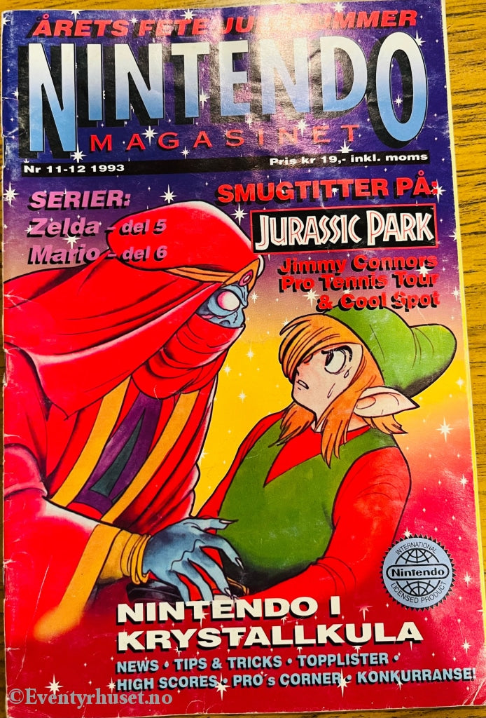 Nintendo Magasinet. 1993/11-12. Tegneserieblad