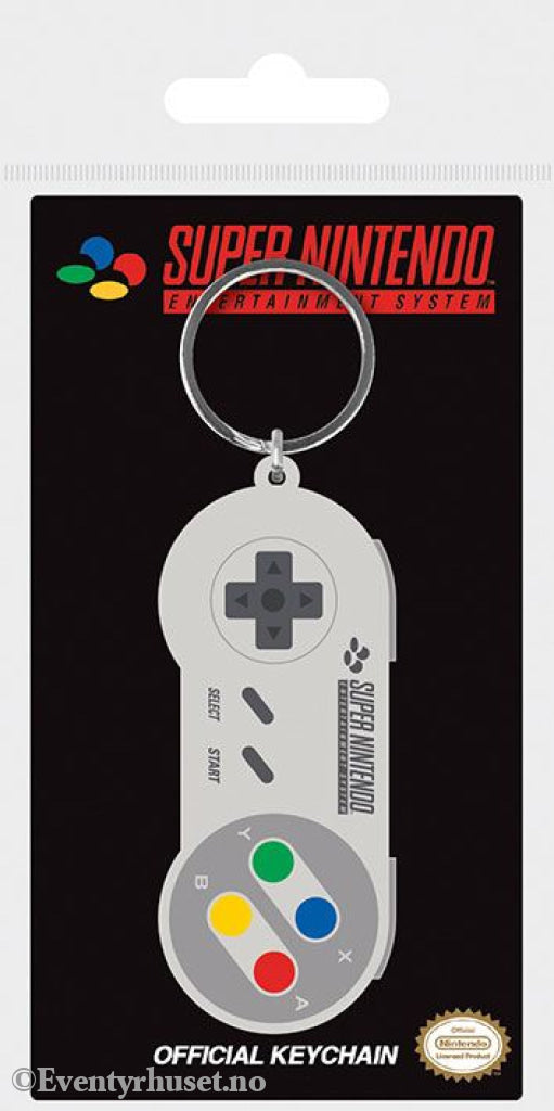 Nintendo Rubber Keychain SNES Controller 6 cm Fashion & Accessories