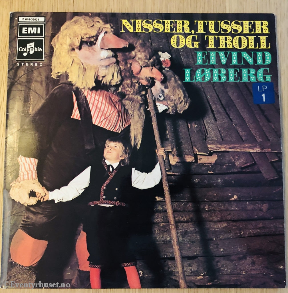 Nisser Tusser Og Troll. Eivind Løberg. 1972. Lp. Lp Plate