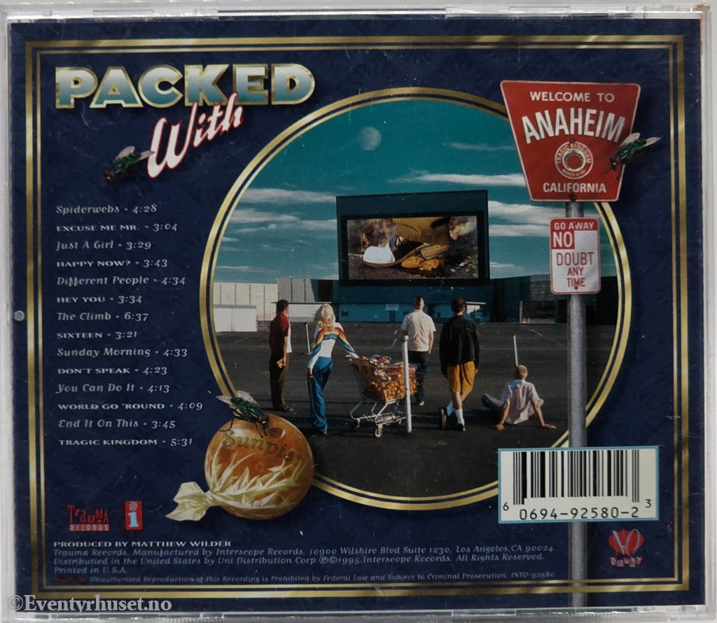 No Doubt - Tragic Kingdom. Musikk-CD.