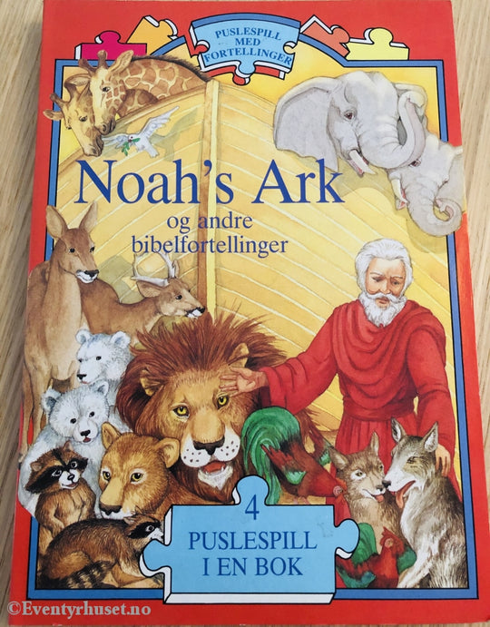 Noas Ark Og Andre Bibelfortellinger. 1991. Puslespillbok. Fortelling
