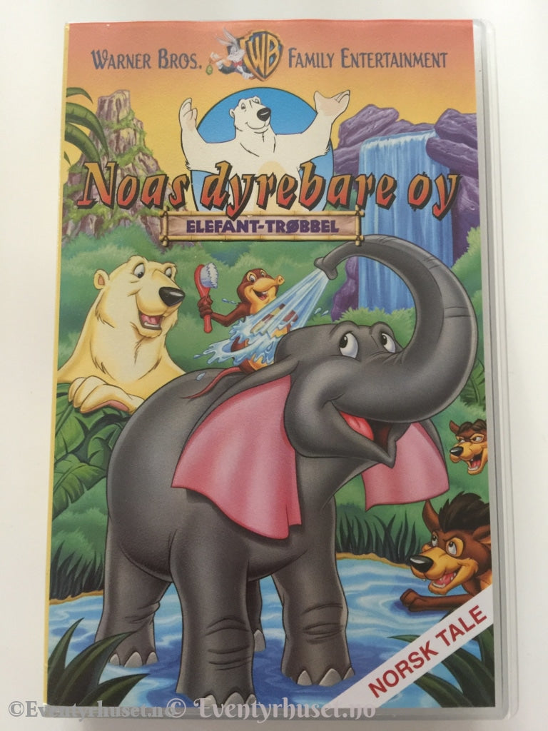 Noas Dyrebare Øy. 1997. Elefant-Trøbbel. Vhs. Vhs