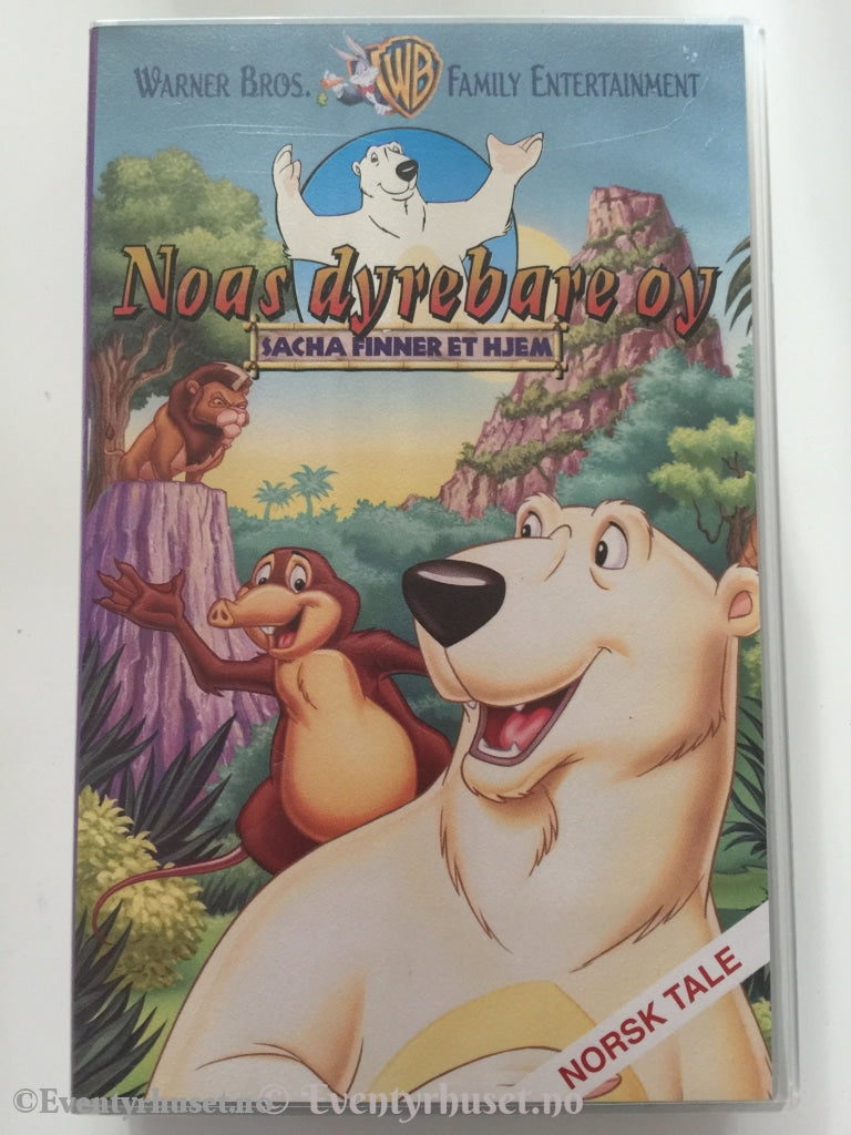 Noas Dyrebare Øy. 1997. Sacha Finner Et Hjem. Vhs. Vhs