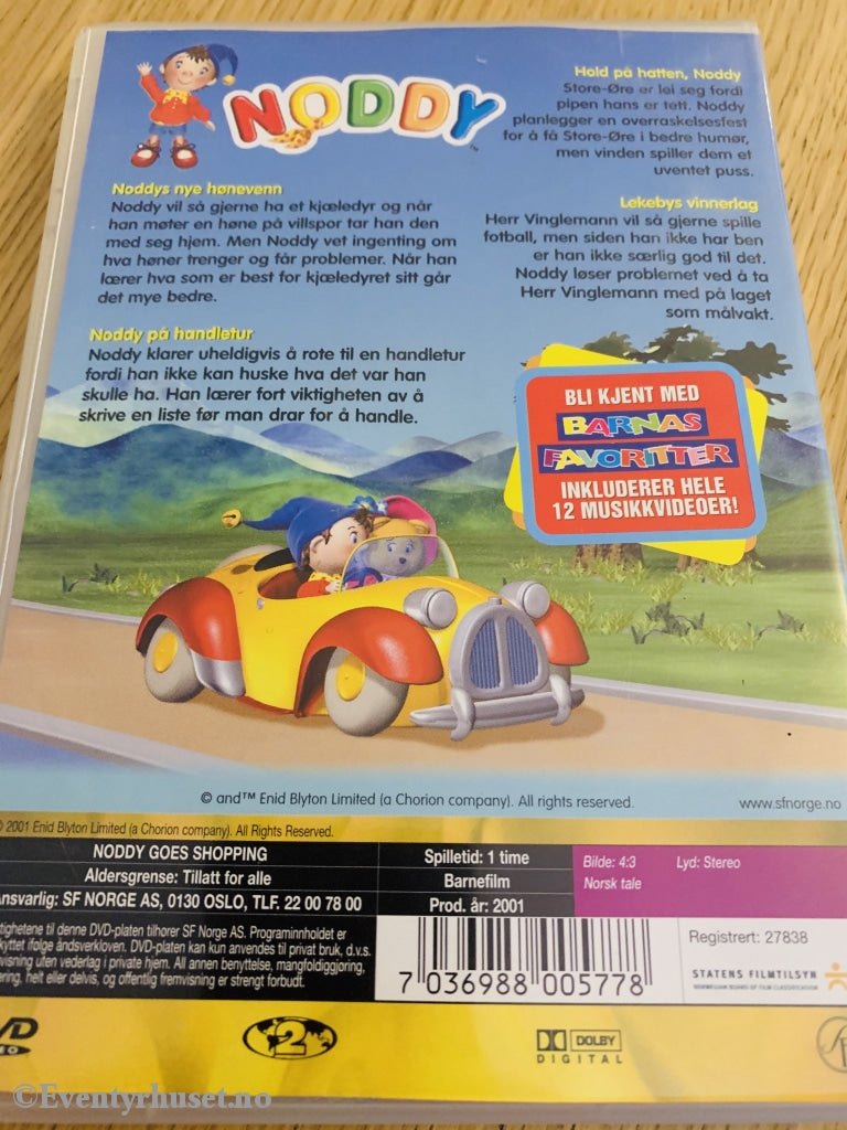 Noddy. 2001. På Handletur. Dvd. Dvd