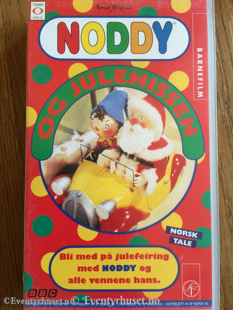 Noddy Og Julenissen. 1992. Vhs. Vhs