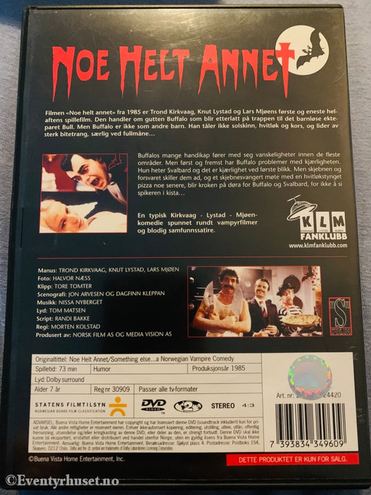 Noe Helt Annet - Kirkvaag Lystad Mjøens Vampyrkomedie. 1985. Dvd. Dvd