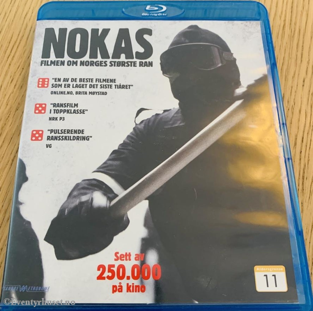 Nokas. 2010. Blu-Ray. Blu-Ray Disc
