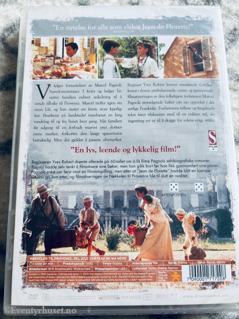 Nøkkelen til Provence II. DVD. Ny i plast!