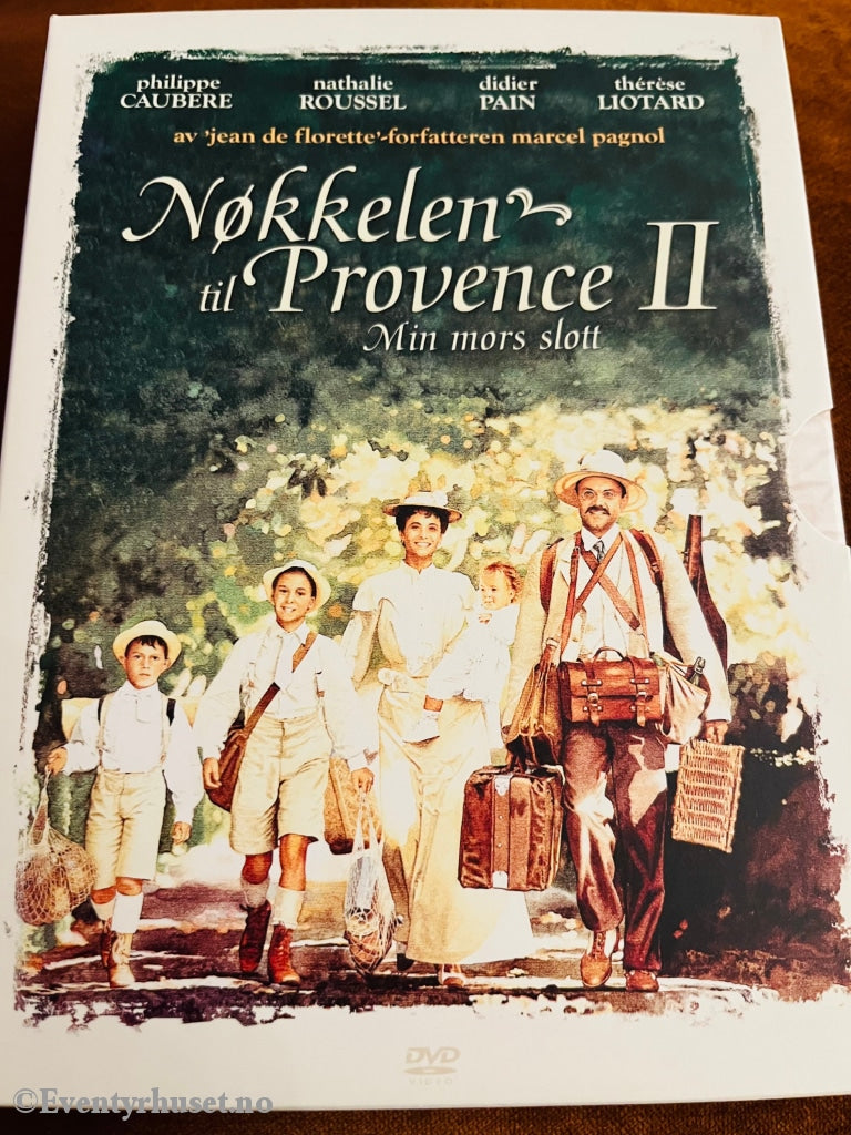 Nøkkelen Til Provence Ii - Min Mors Slott. 1990. Dvd Slipcase.