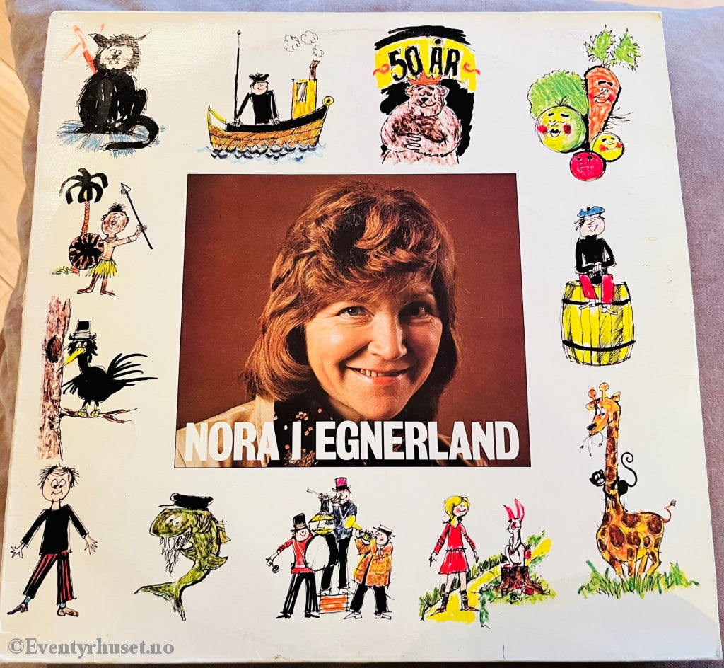 Nora I Egnerland. 1977. Lp. Lp Plate