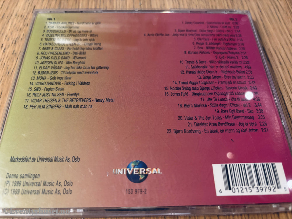 Nordmenn er gale! – 40 norske humor-hits (1998). CD.