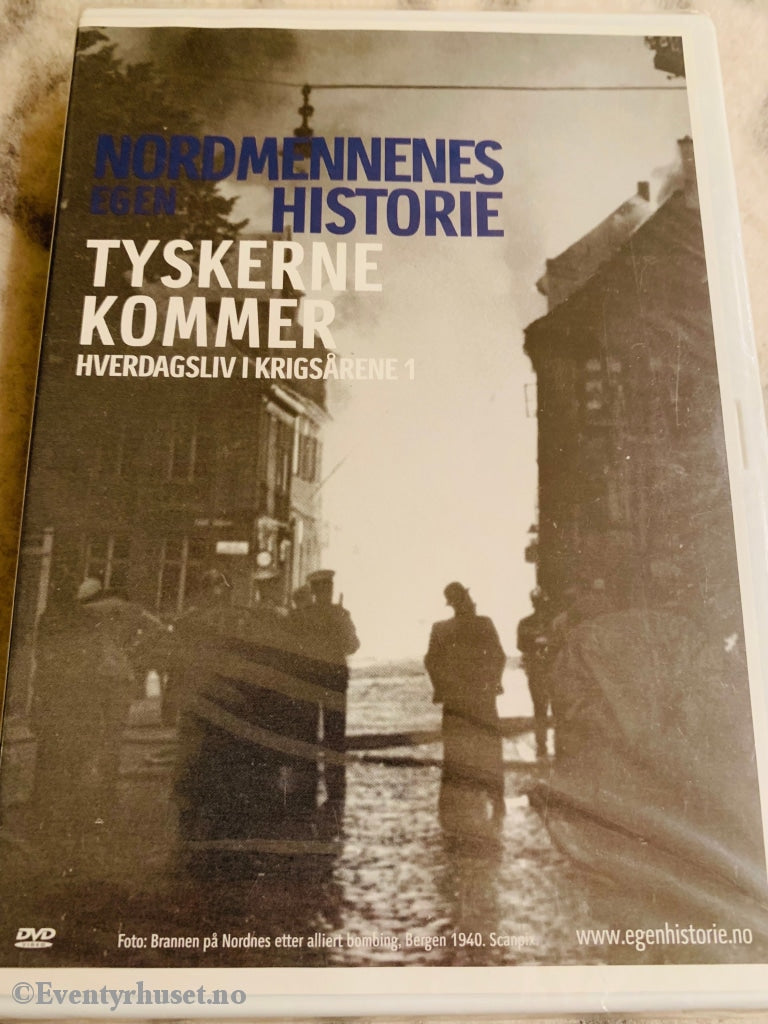 Nordmennenes Egen Historie. Tyskerne Kommer - Hverdagsliv I Krigsårene 1. Dvd. Ny Plast! Dvd