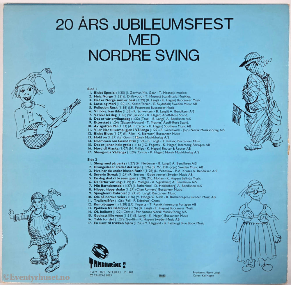 Nordre Sving. 1981. 20 Års Jubileumsfest. LP.