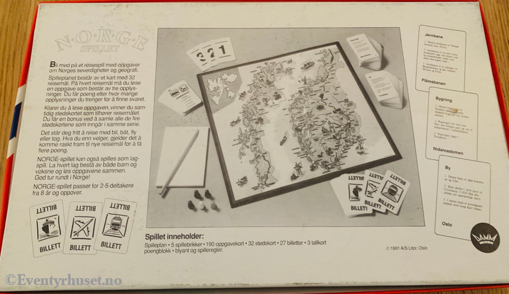 Norgespillet (1990-tallet) . Brettspill.