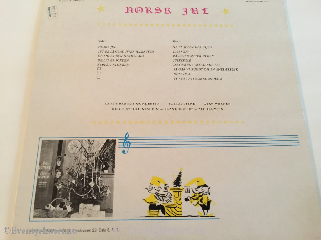 Norsk Jul. 1966. Lp. Lp Plate