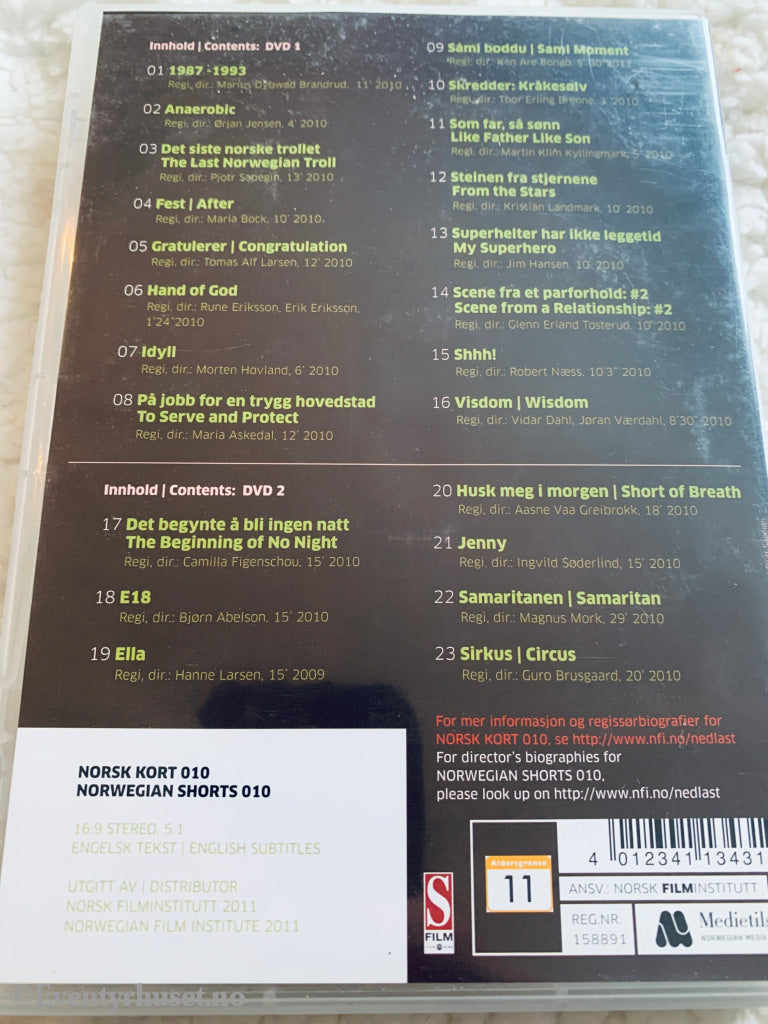 Norsk Kort 010 (2010). DVD.