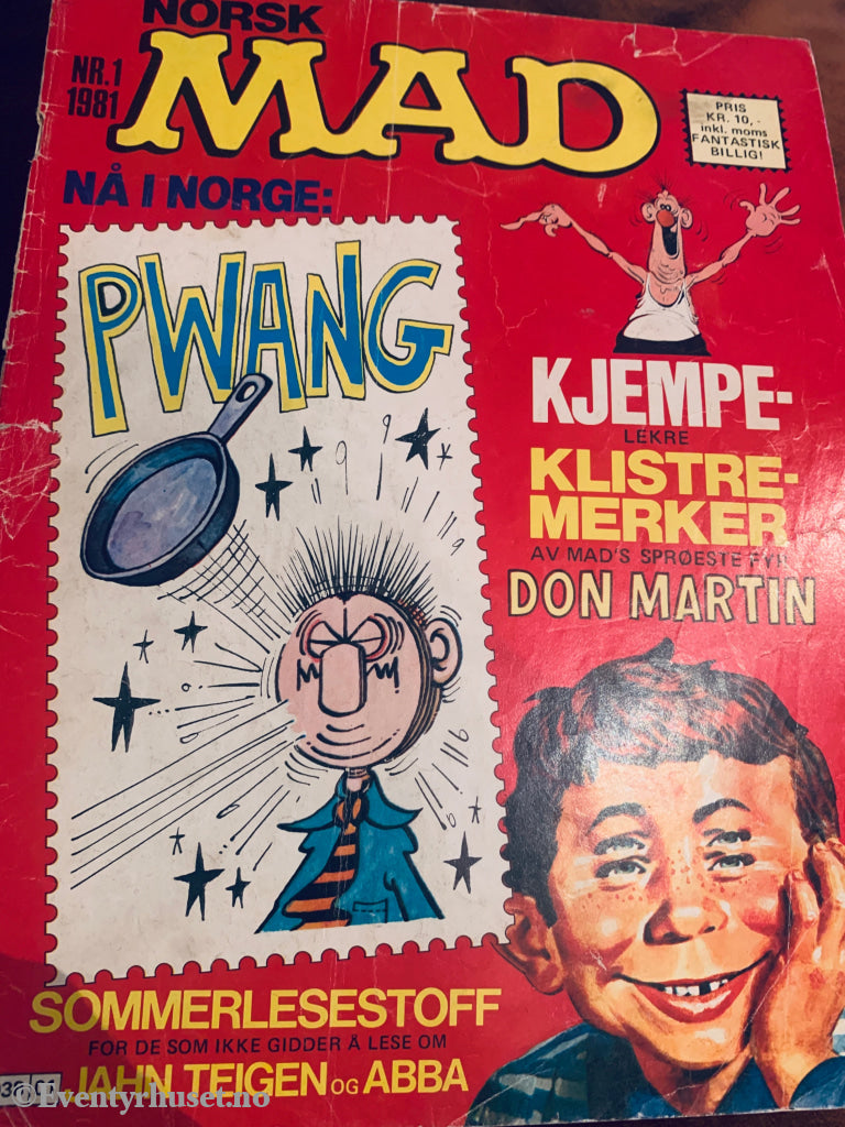 Norsk MAD. 1981/01. Tegneserieblad
