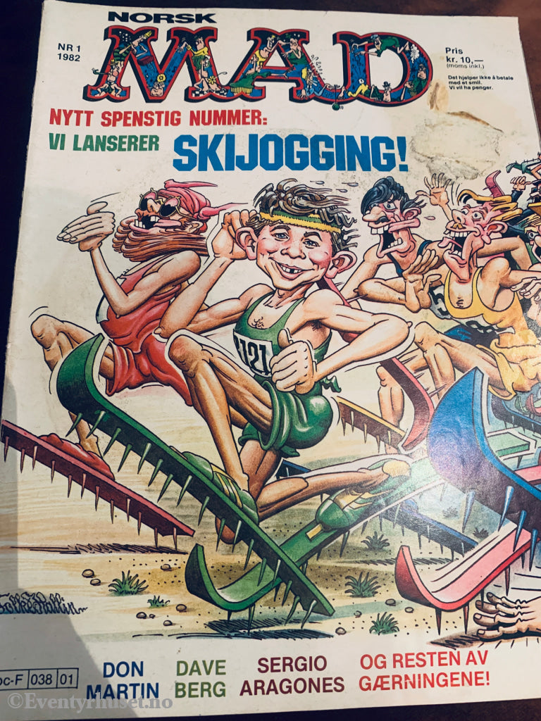 Norsk MAD. 1982/01. Tegneserieblad