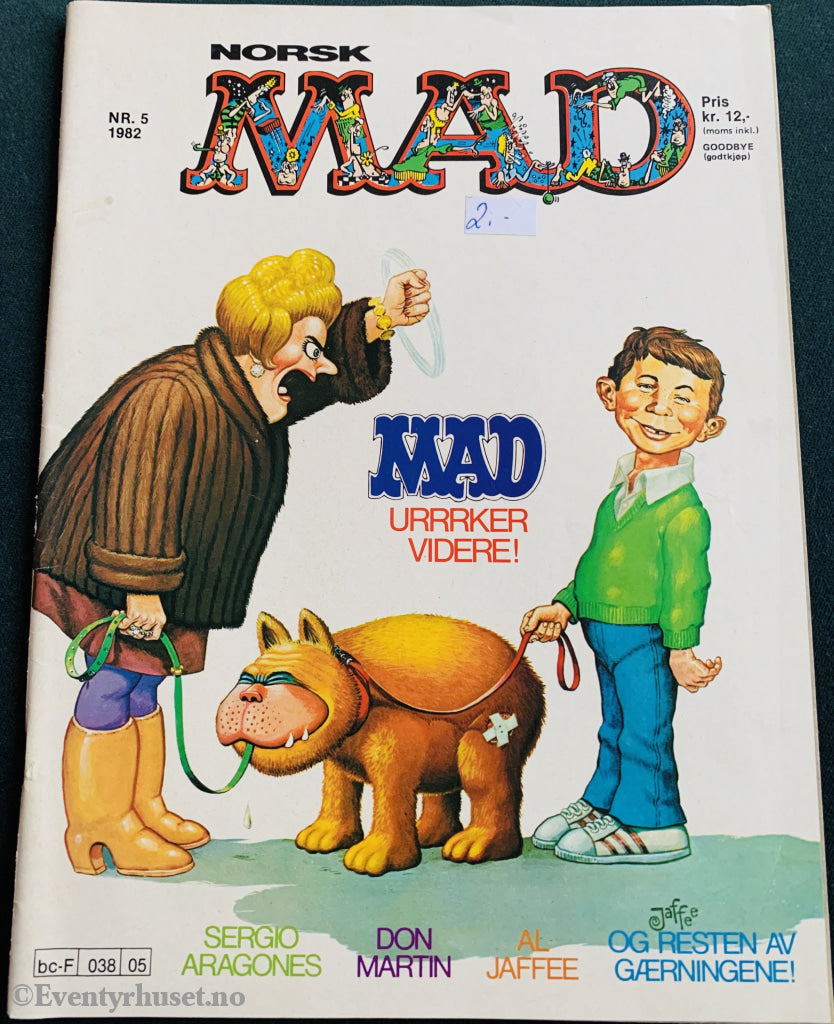 Norsk Mad. 1982/05. Tegneserieblad