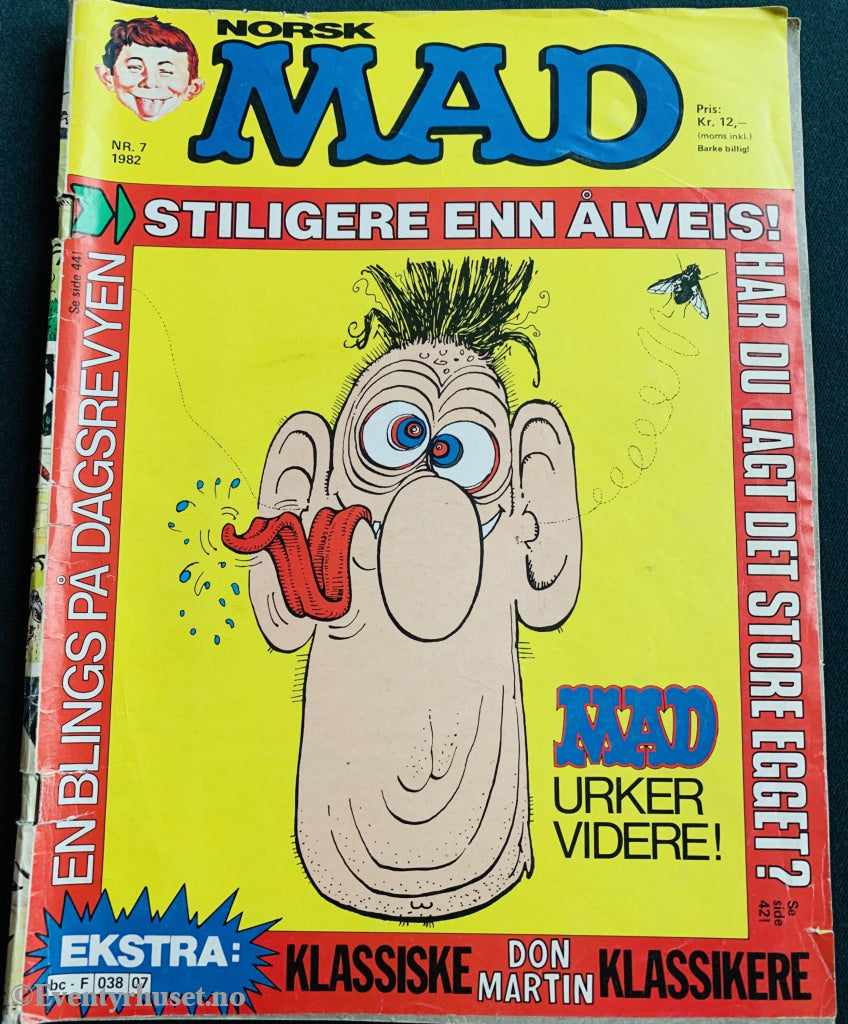 Norsk Mad. 1982/07. Tegneserieblad