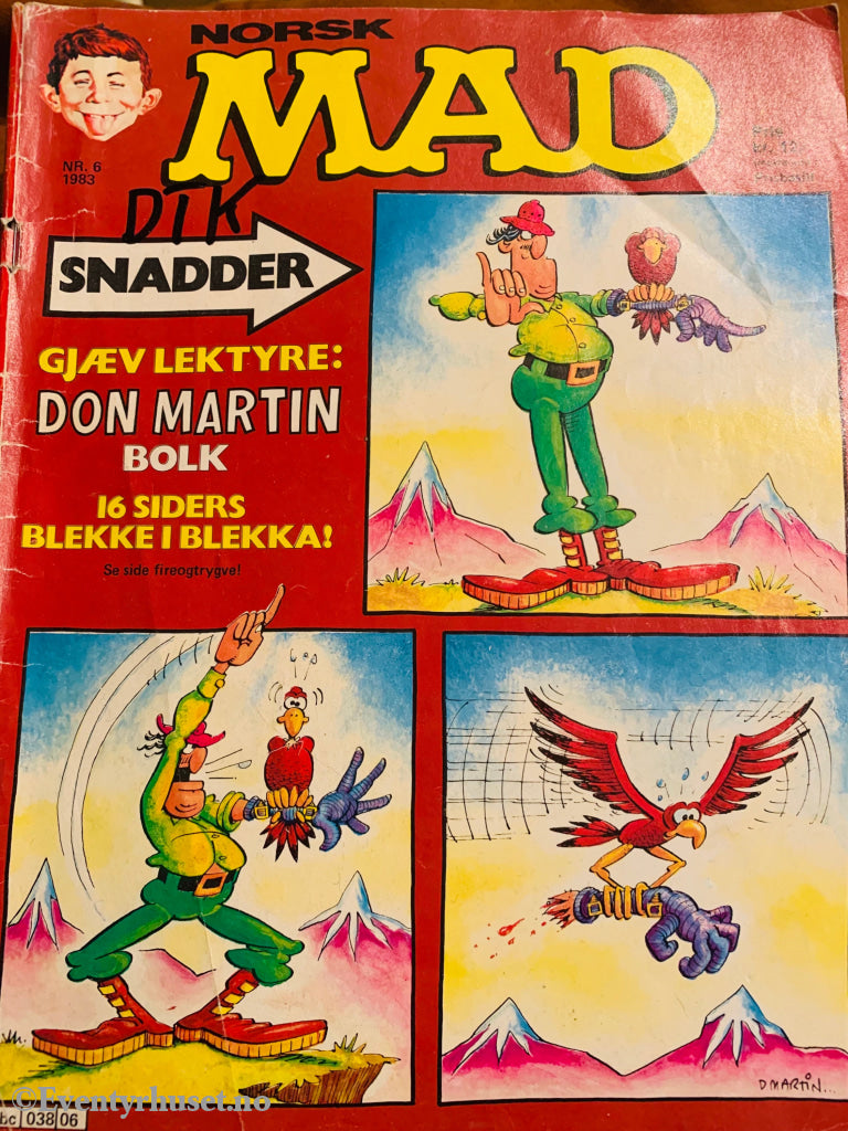 Norsk Mad. 1983/06. Tegneserieblad
