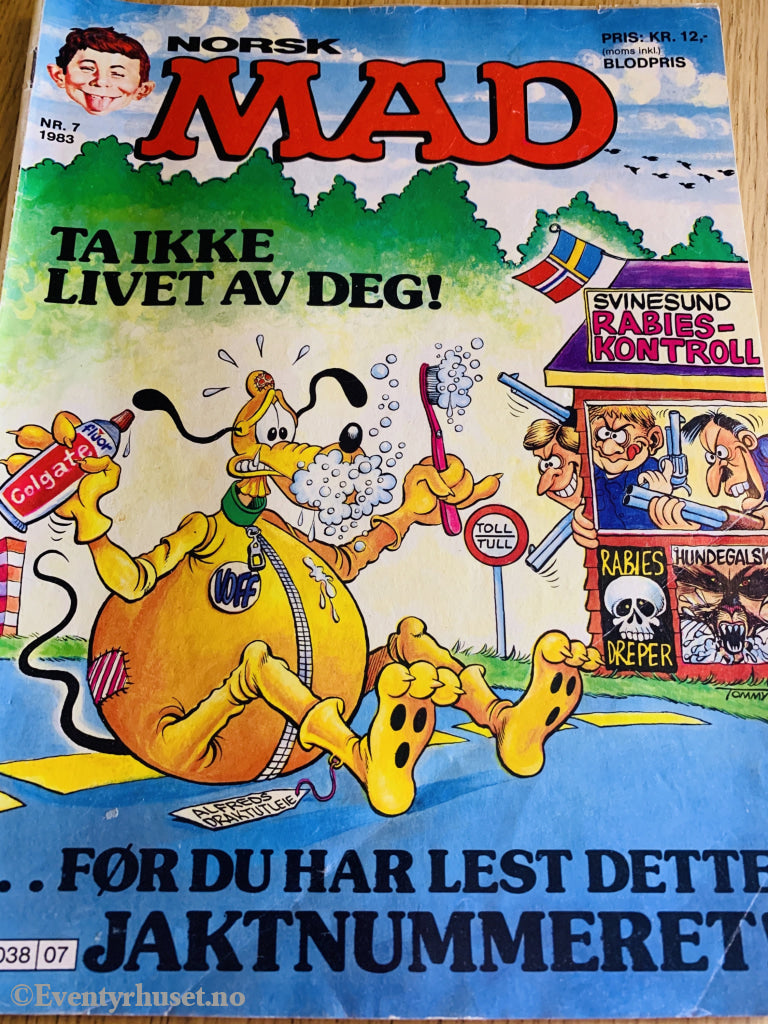 Norsk Mad. 1983/07. Tegneserieblad