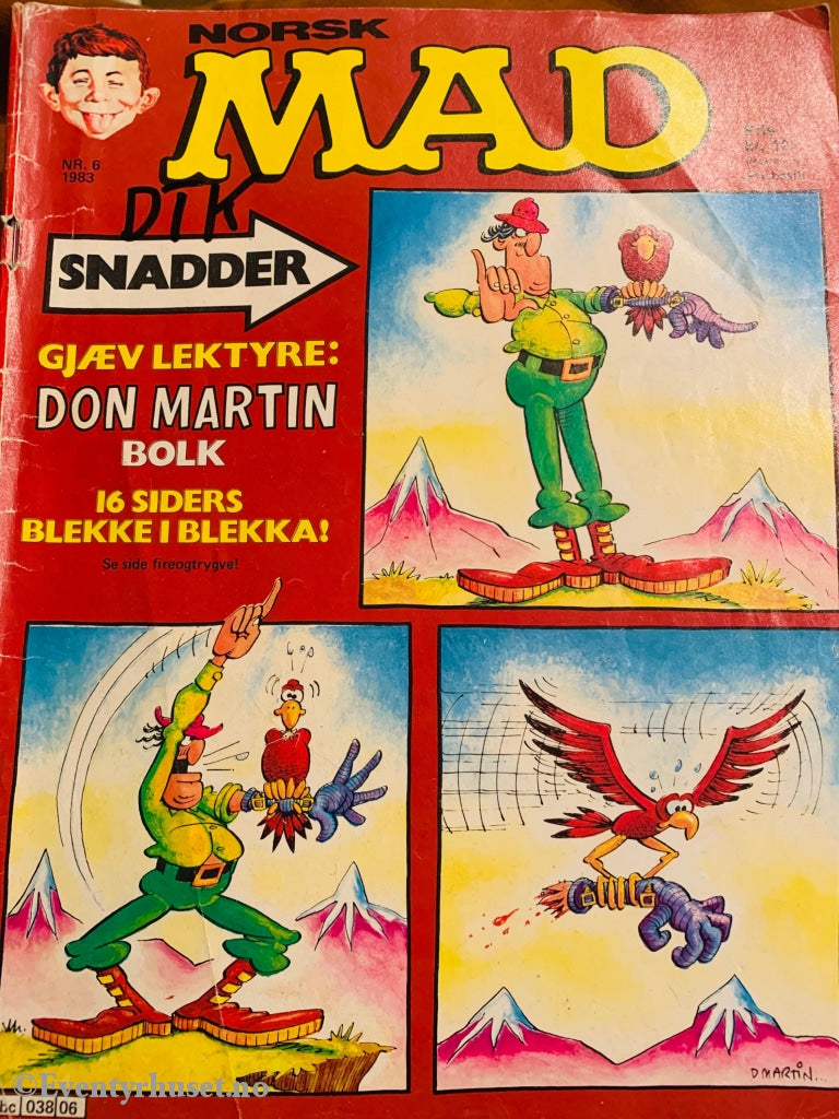 Norsk Mad. 1983/06. Tegneserieblad