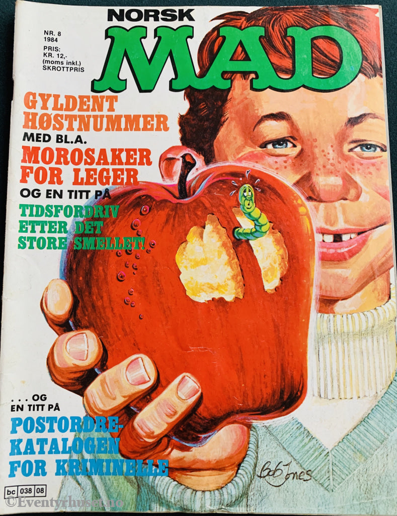 Norsk Mad. 1984/08. Tegneserieblad