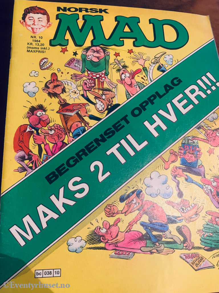 Norsk MAD. 1984/10. Tegneserieblad