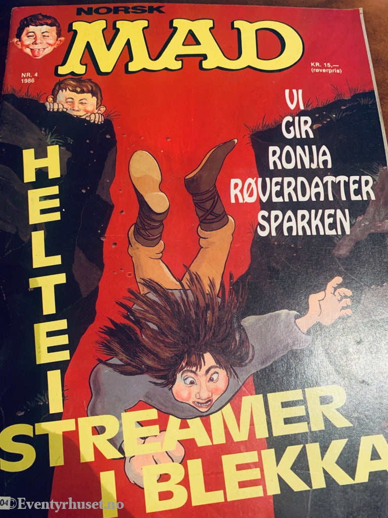 Norsk MAD. 1986/04. Tegneserieblad