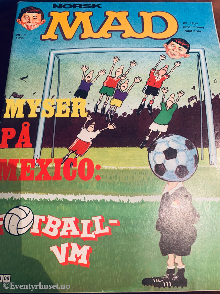 Norsk MAD. 1986/06. Tegneserieblad