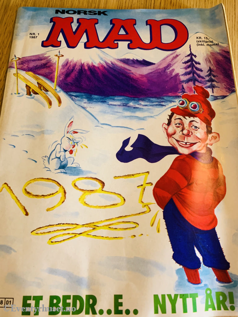 Norsk Mad. 1987/01. Tegneserieblad