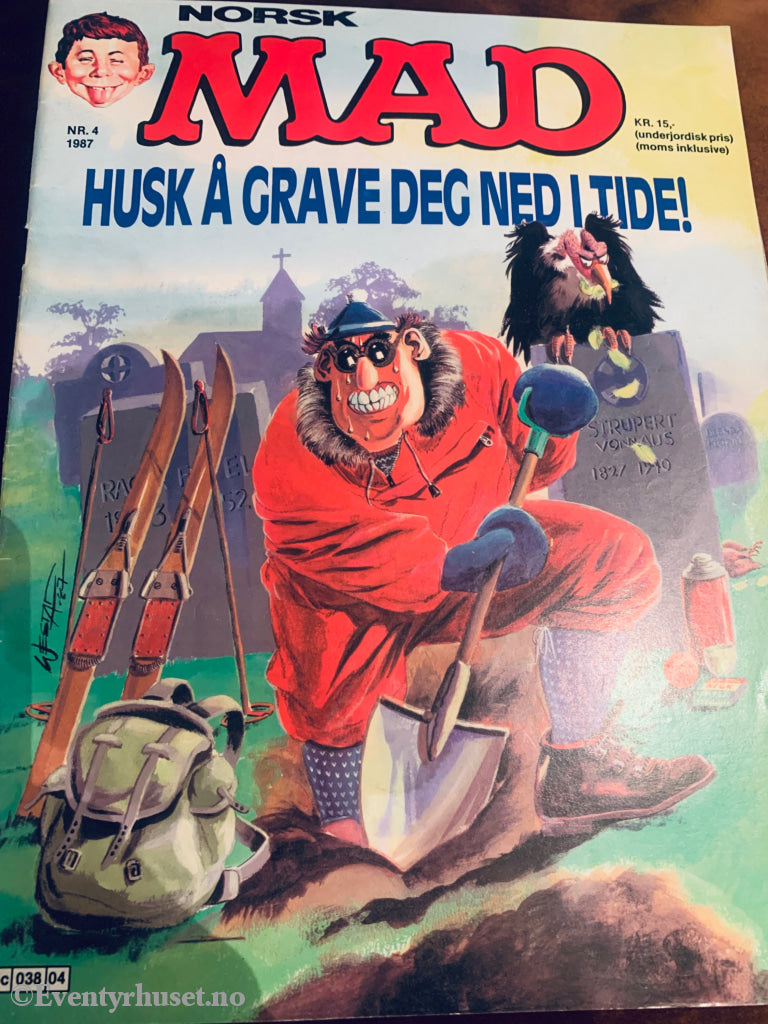 Norsk MAD. 1987/04. Tegneserieblad