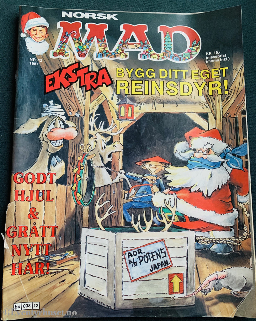 Norsk Mad. 1987/12. Tegneserieblad