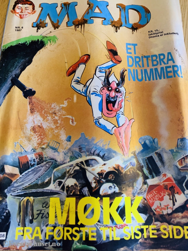 Norsk Mad. 1987/08. Tegneserieblad