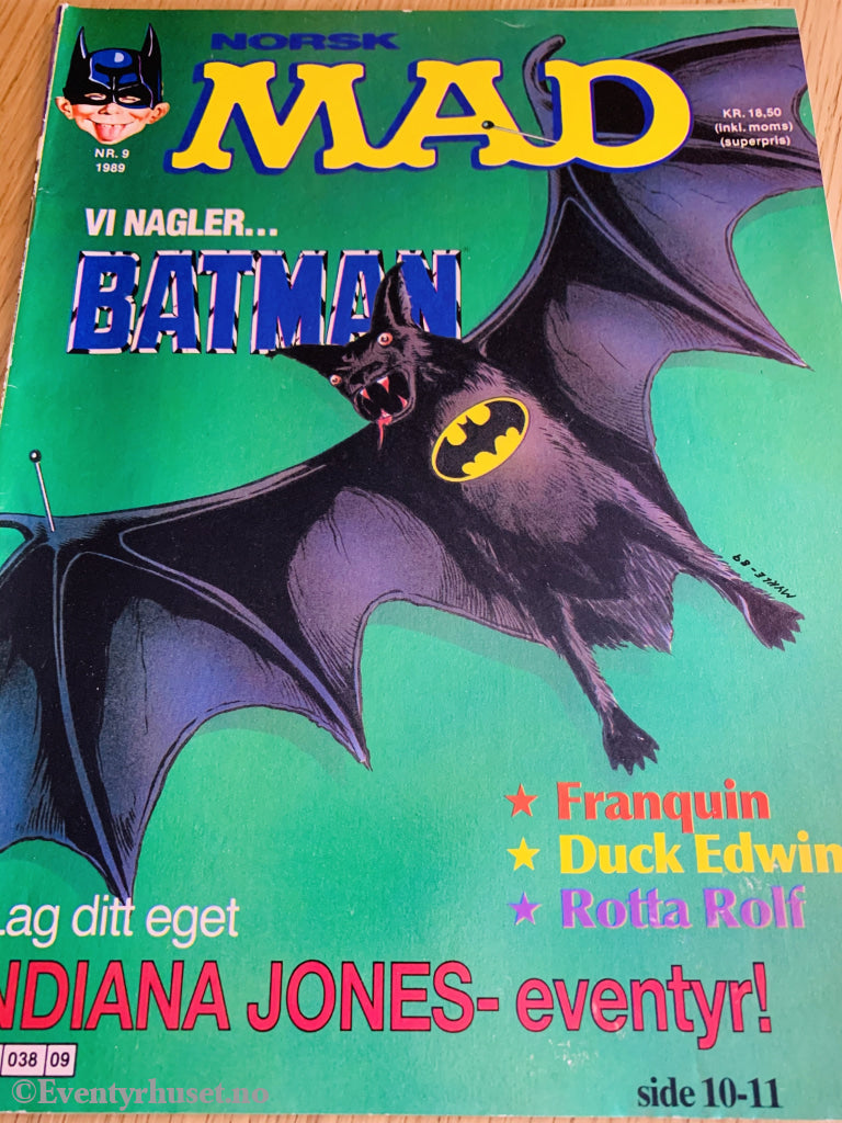 Norsk Mad. 1989/09. Tegneserieblad