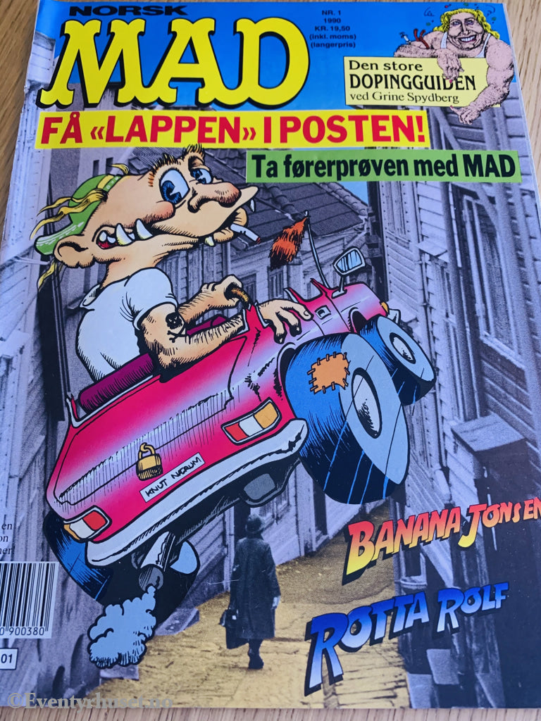 Norsk Mad. 1990/01. Tegneserieblad