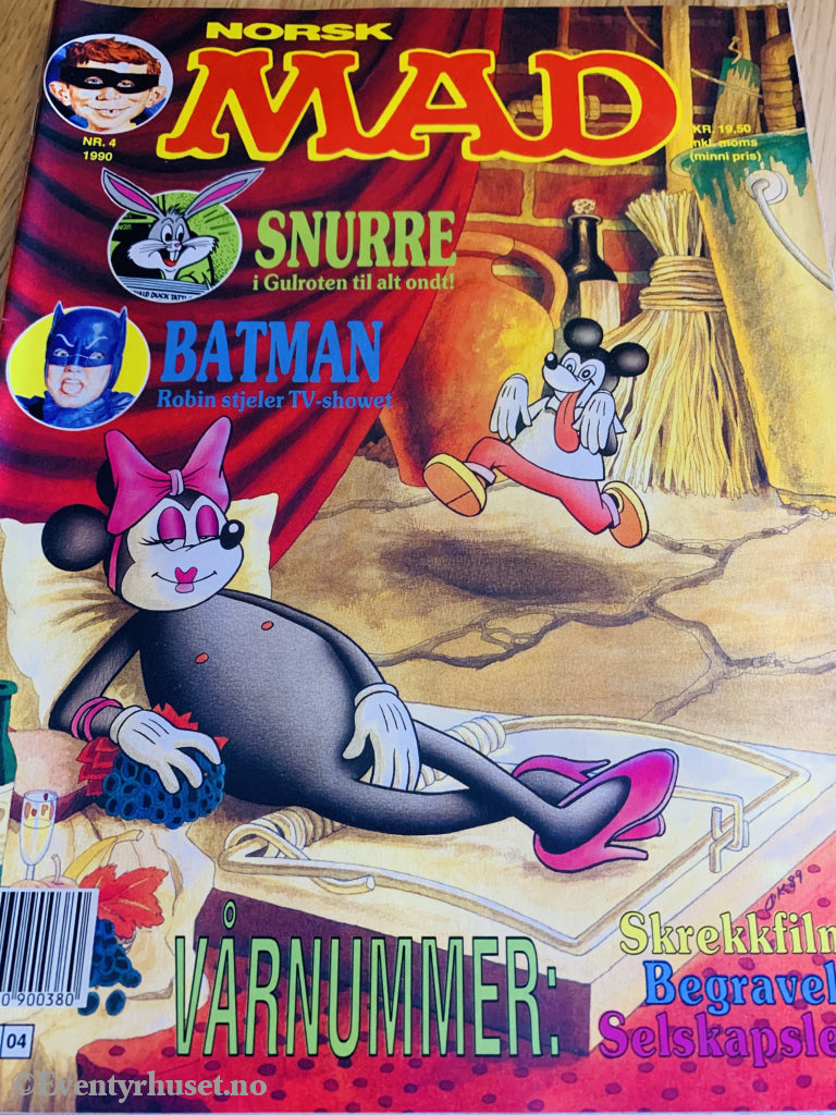Norsk Mad. 1990/04. Tegneserieblad