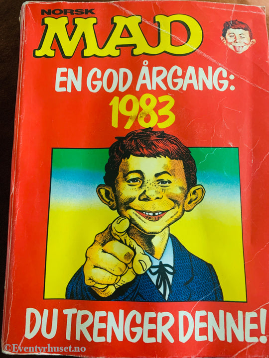 Norsk MAD. En god årgang: 1983. Bok.