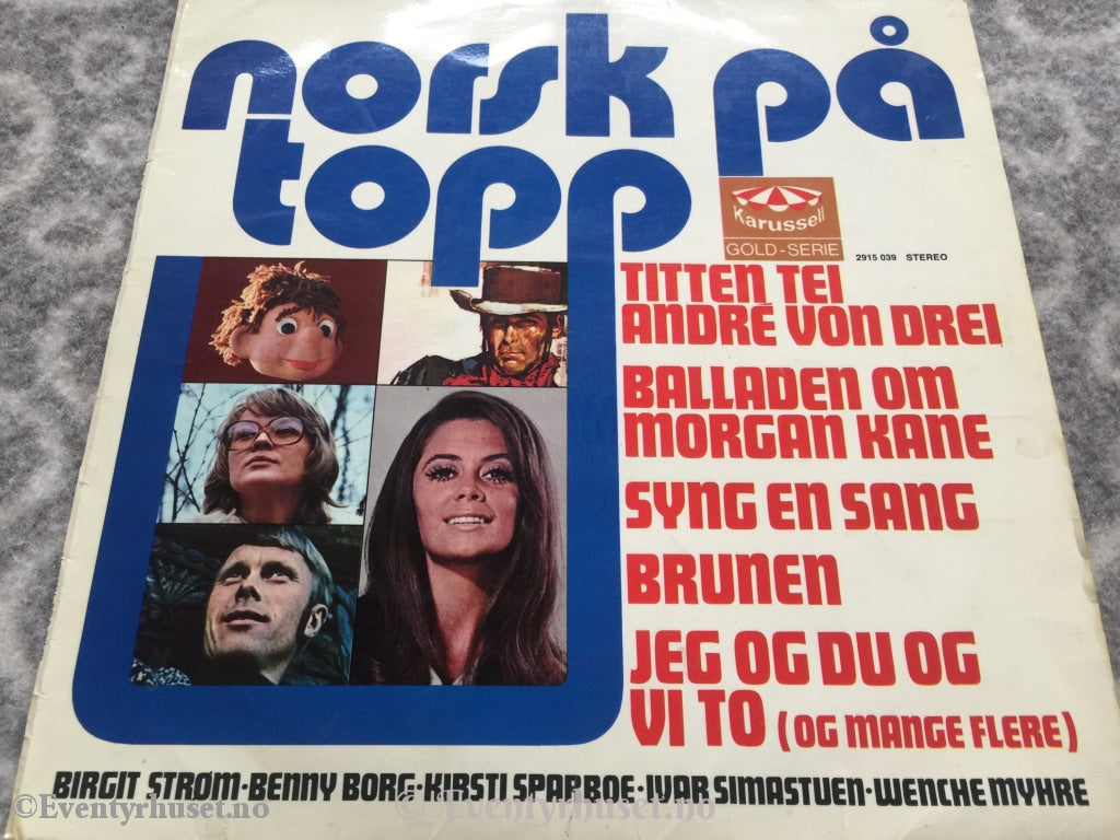 Norsk På Topp. 1972. Lp. Lp Plate