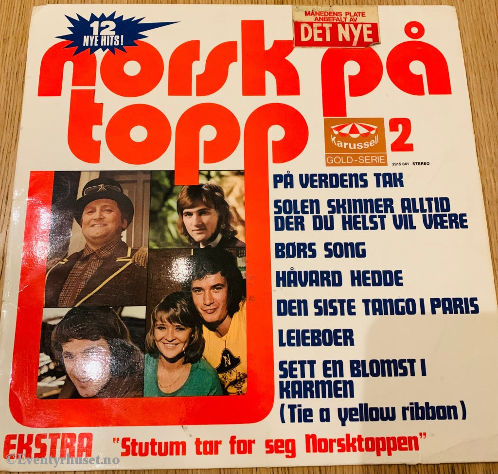 Norsk På Topp 2. 1973. Lp. Lp Plate