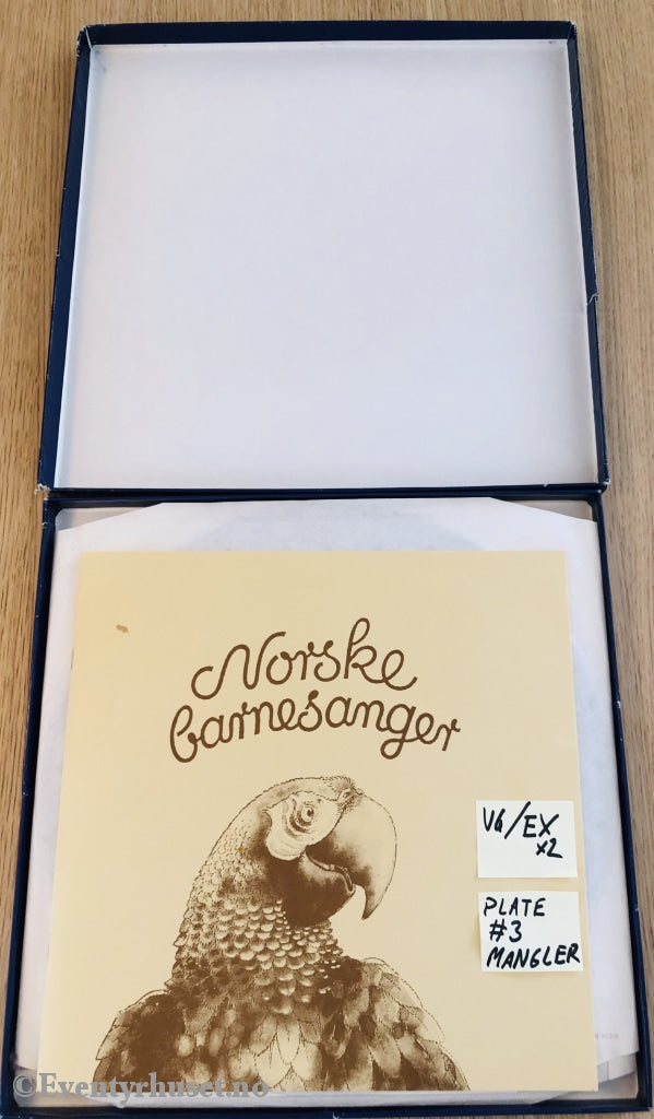 Norske Barnesanger. 1987. 3 X Lp. Plate Mangler. Lp