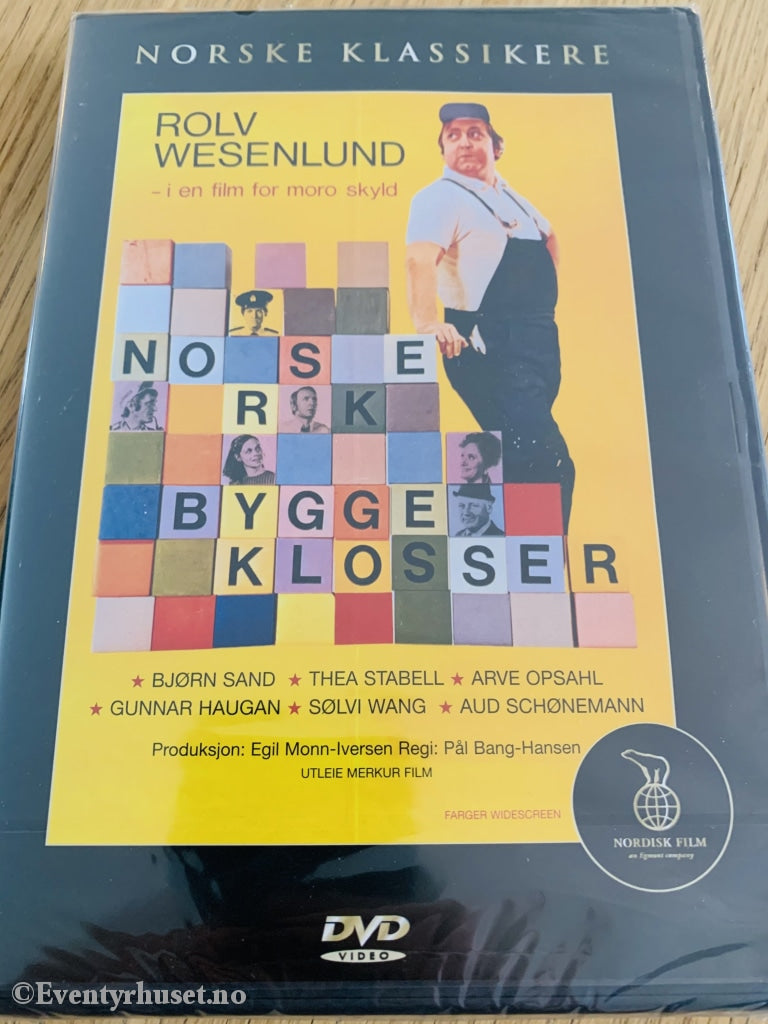 Norske Byggeklosser. 1972. Dvd Ny I Plast!