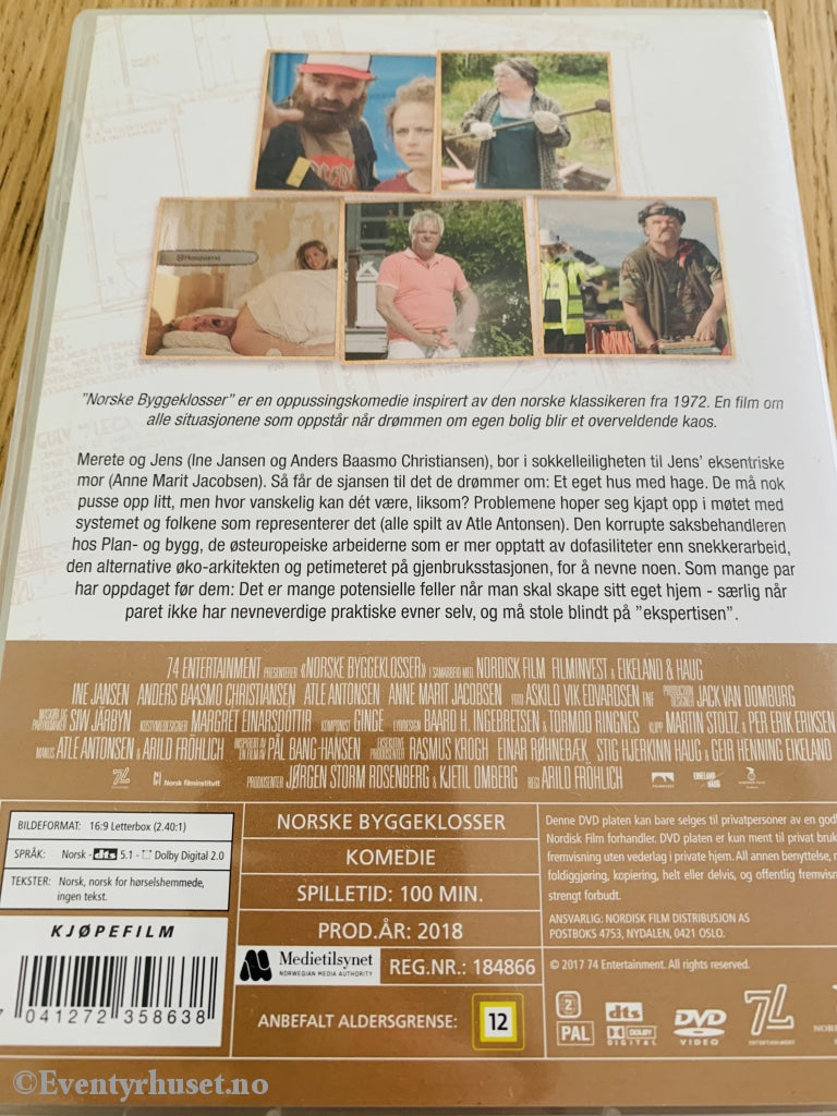 Norske Byggeklosser. Dvd. Dvd