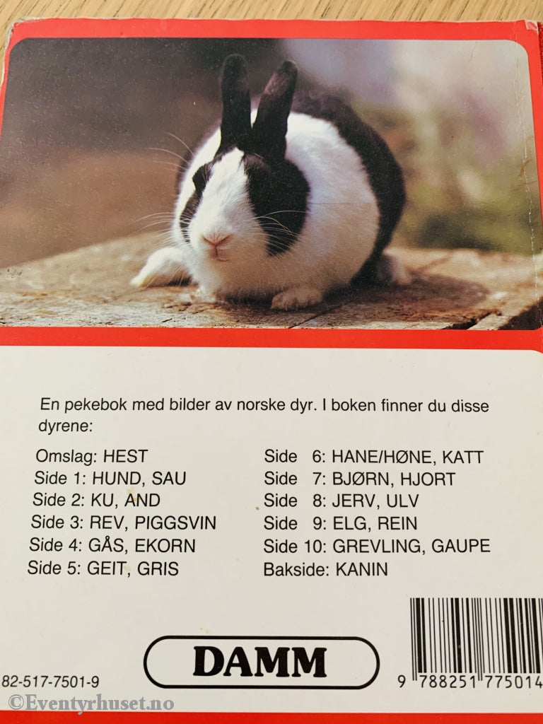Norske Dyr. Pekebok. Fortelling