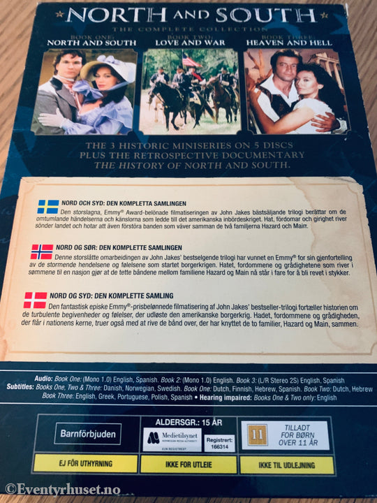 North and South – The Complete Collection. 1985. DVD samleboks