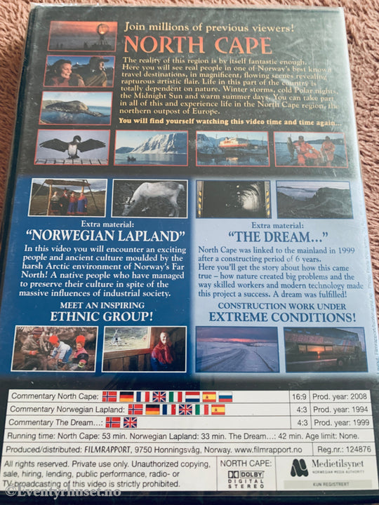 North Cape (1995). DVD. Ny i plast!