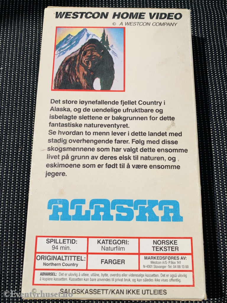 North Country (Alaska). Vhs Slipcase.